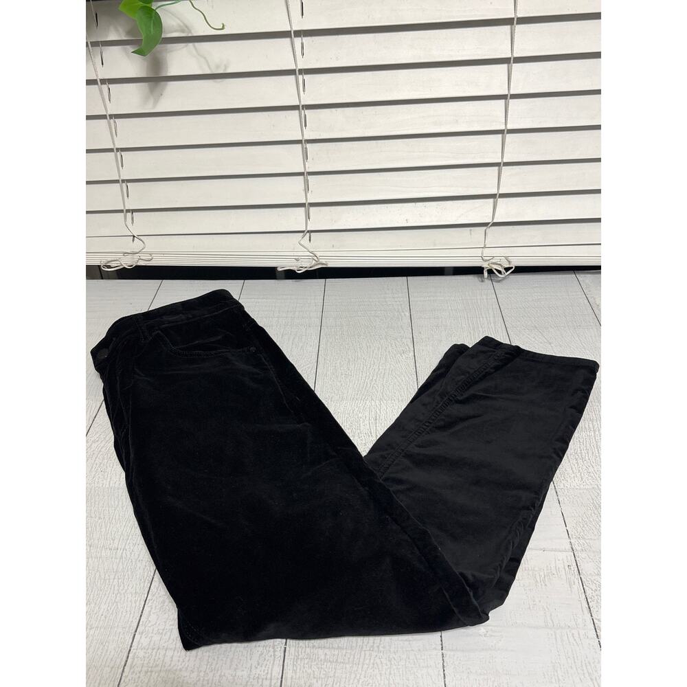 Broome Street Kate Spade Black Velvet Pants Size 30